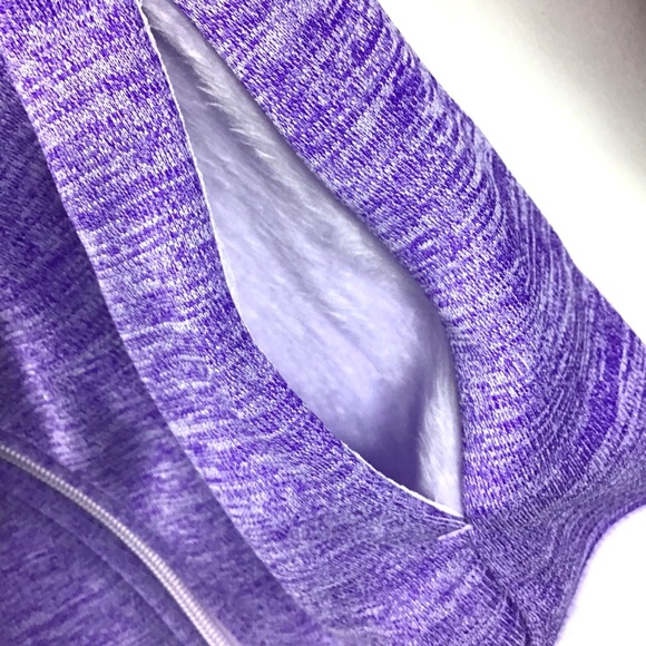 New C9 Champion Purple Zip Fleece Warm Hoodie - Picture 7 of 11